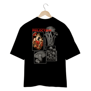 Nome do produto Camiseta Oversized Mushrooms - Preto