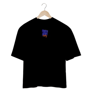 Nome do produto Camiseta Oversized Party Vibes - Preto
