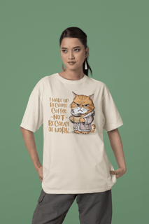 CAMISETA T-SHIRT PIMA, CAT COFFEE