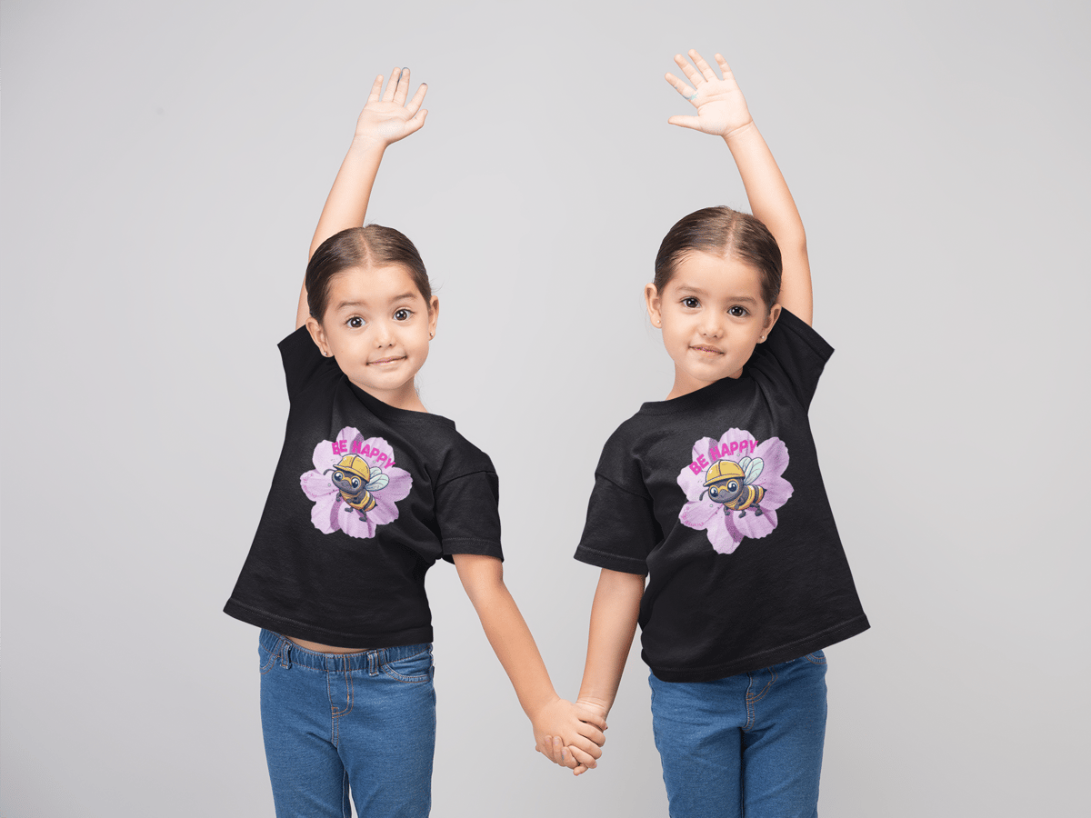 Nome do produto: CAMISETA  CLASSIC INFANTIL, ABELHA BE HAPPY-2 A 14 ANOS