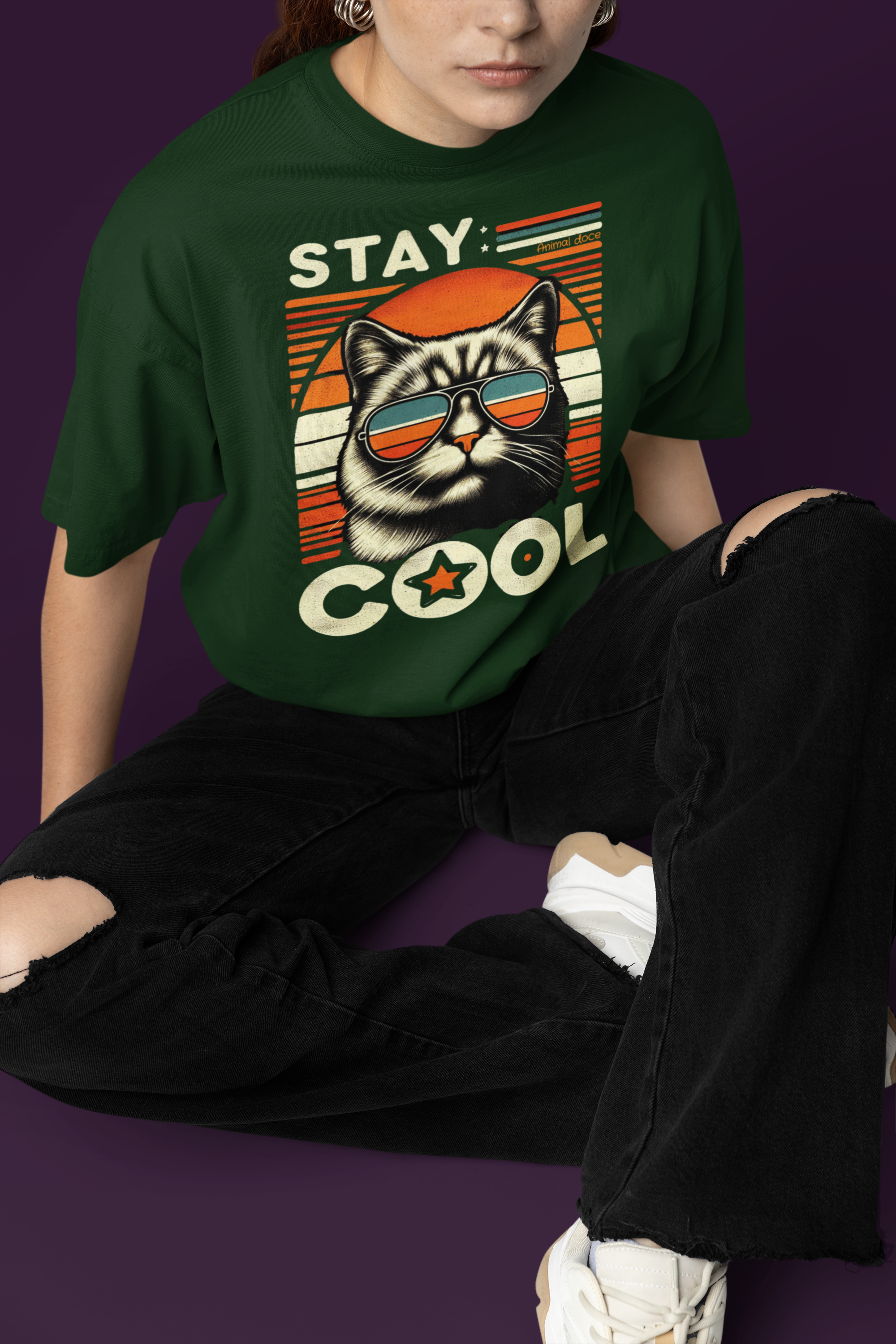 CAMISETA T-SHIRT ALGODÃO PIMA CAT, STAY COOL