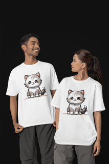  CAMISETA T-SHRIT PRIME, CUTE CAT