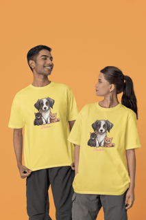 CAMISETA T-SHIRT ESTONADA CAT, DOG BROTHERS