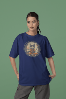Nome do produto CAMISETA T-SHIRT PIMA, SAMURAI CAT