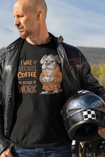 CAMISETA T-SHIRT PRIME, DOG COFFEE