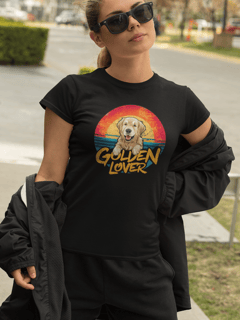 Nome do produto CAMISETA BABY LONG PRIME, DOG GOLDEN LOVER