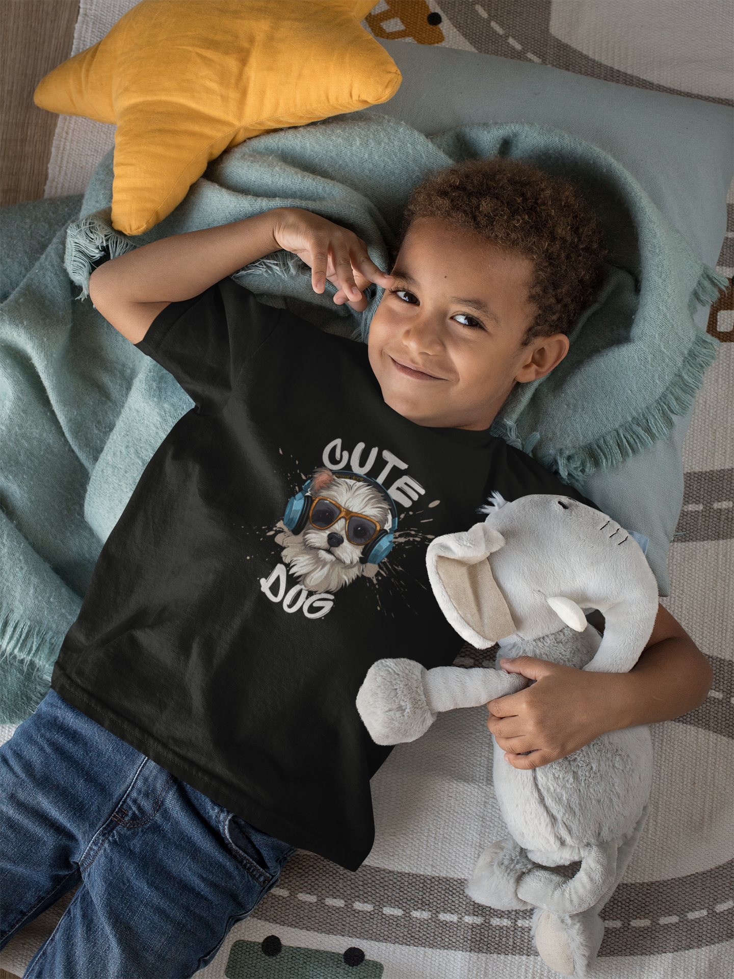 CAMISEYA QUALITY INFANTIL, CUTE DOG-10A 14 ANOS