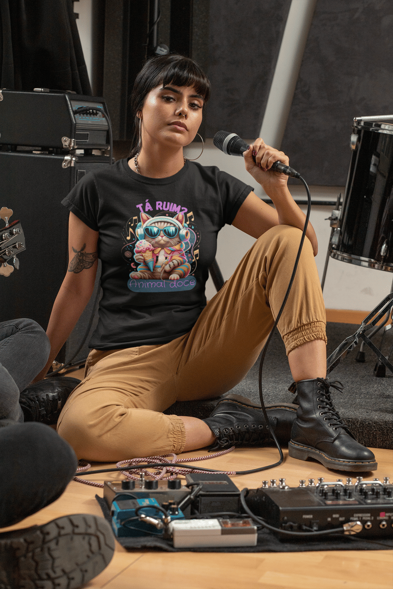 Nome do produto: CAMISETA BABY LONG PRIME CAT, TA RUIM