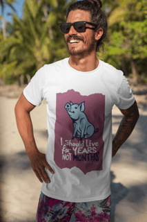 CAMISETA T-SHIRT PRIME PIG, LINHA VEGAN, I SHOULD LIVE