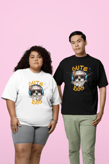 CAMISETA T-SHIRT PLUS SIZE, CUTE DOG