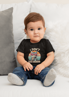 CAMISETA CLASSIC INFANTIL CAT, I DON'T TAKE ORDERS- 2 A 14 ANOS