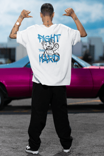 CAMISETA OVERSIZED COSTAS, URSINHO FIGHT HARD