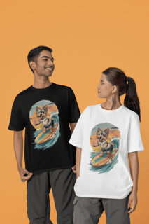 Nome do produto CAMISETA T-SHIRT PIMA, DOG SURF YORKSHIRE TERRIER