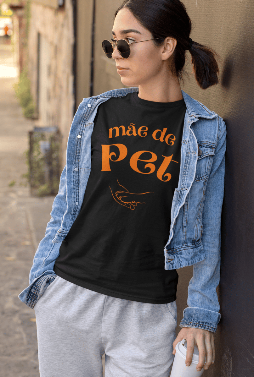 Nome do produto: CAMISETA BABY LONG PRIME, MÃE DE PET