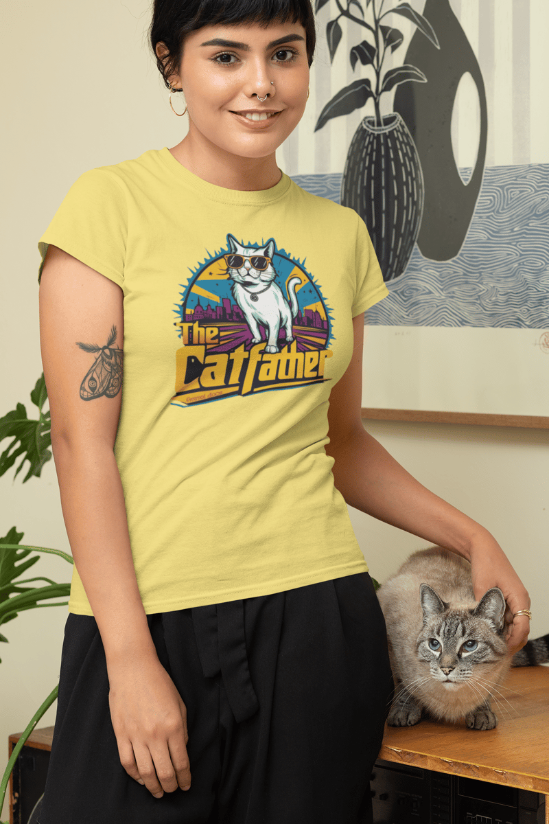 Nome do produto: CAMISETA BABY LONG ESTONADA, THE CAT FATHER