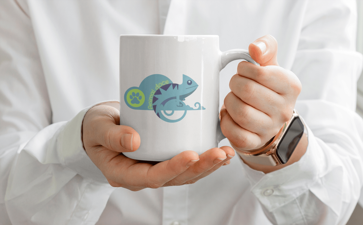 Nome do produto:  CANECA PERSONALIZADA CRIATIVA EM CERÂMICA, 325ML C/03 LADOS LIZARD