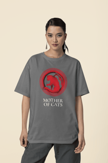 CAMISETA T-SHIRT ESTONADA, MOTHER OF CATS