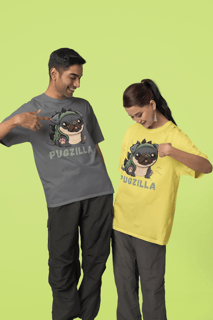 CAMISETA T-SHIRT ESTONADA, PUGZILLA