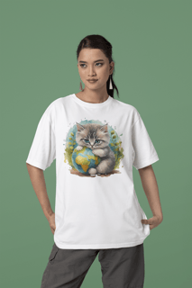 CAMISETA T-SHIRT CLASSIC, CAT PLANETA