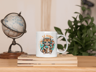 Nome do produto  CANECA PERSONALIZADA CRIATIVA EM CERÂMICA, 325ML C/02 LADOS CAT TA RUIM