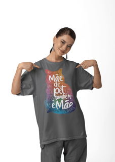 CAMISETA T-SHIRT ESTONADA, CAT MÃE DE PET TAMBÉM E MÃE