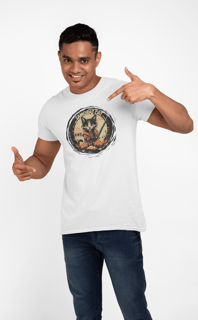 CAMISETA T-SHIRT PRIME, SAMURAI CAT