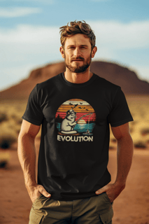 CAMISETA T-SHIRT CLASSIC, CAT EVOLUTION