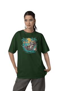 Nome do produto CAMISETA T-SHIRT PIMA, BICHO PREGUIÇA