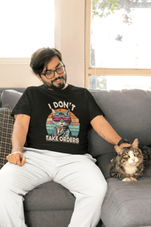 Nome do produto CAMISETA T-SHIRT PIMA, I DON´T TAKE ORDERS