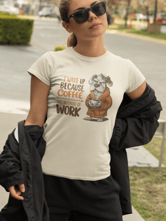 CAMISETA BABY LONG PIMA, DOG COFFEE