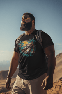 CAMISETA T-SHIRT PLUS SIZE, BICHO PREGUIÇA