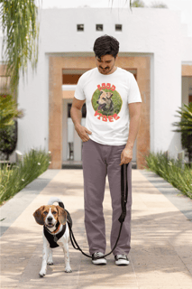 CAMISETA T-SHIRT PRIME, DOG CARAMELO, GOOD VIBES