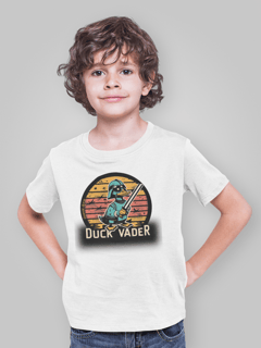 Nome do produto CAMISETA QUALITY INFANTIL, DUCK VADER STAR WARS-10 A 14 ANOS
