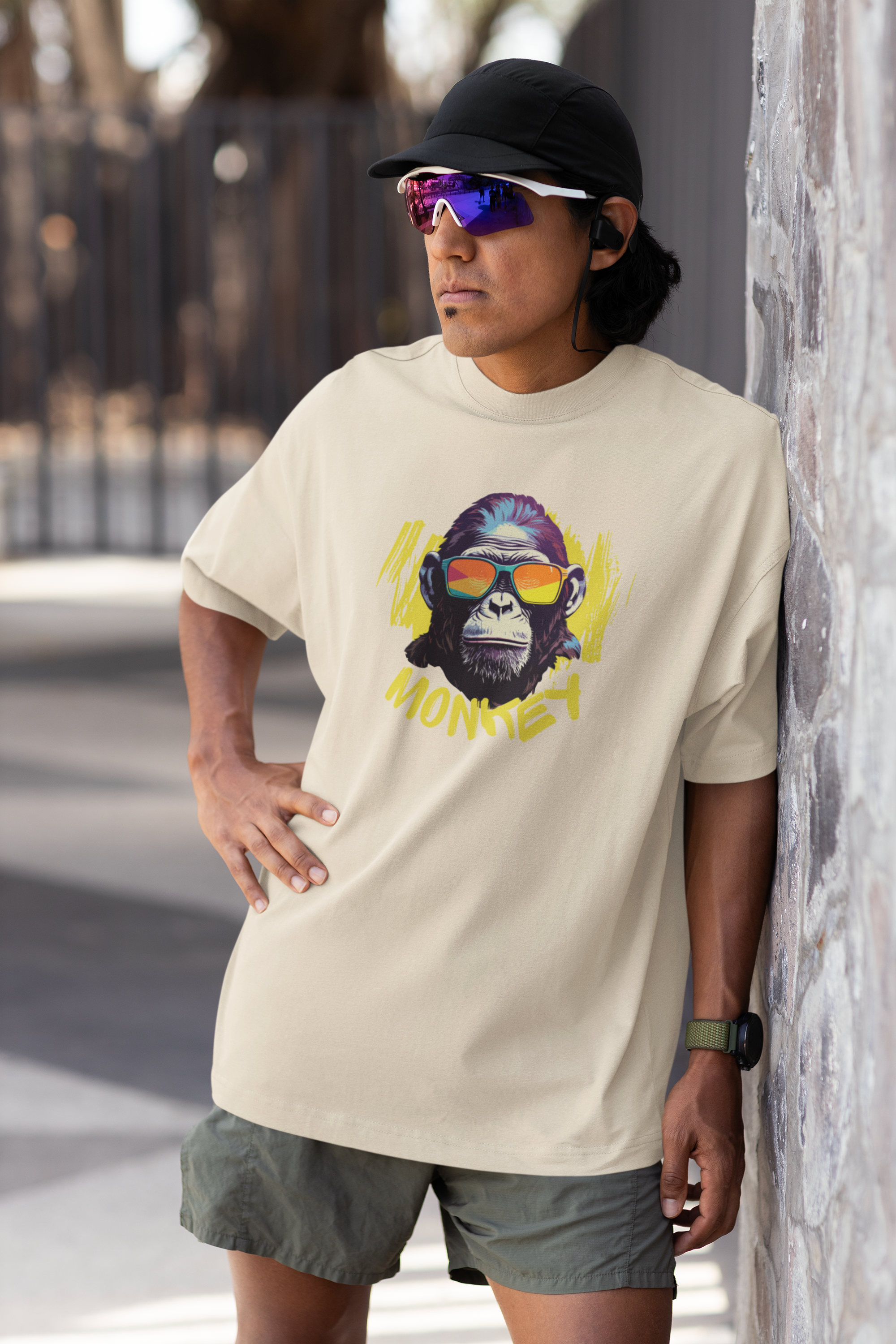 CAMISETA OVERSIZED, MONKEY