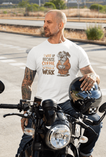 CAMISETA T-SHIRT QUALITY, DOG COFFEE