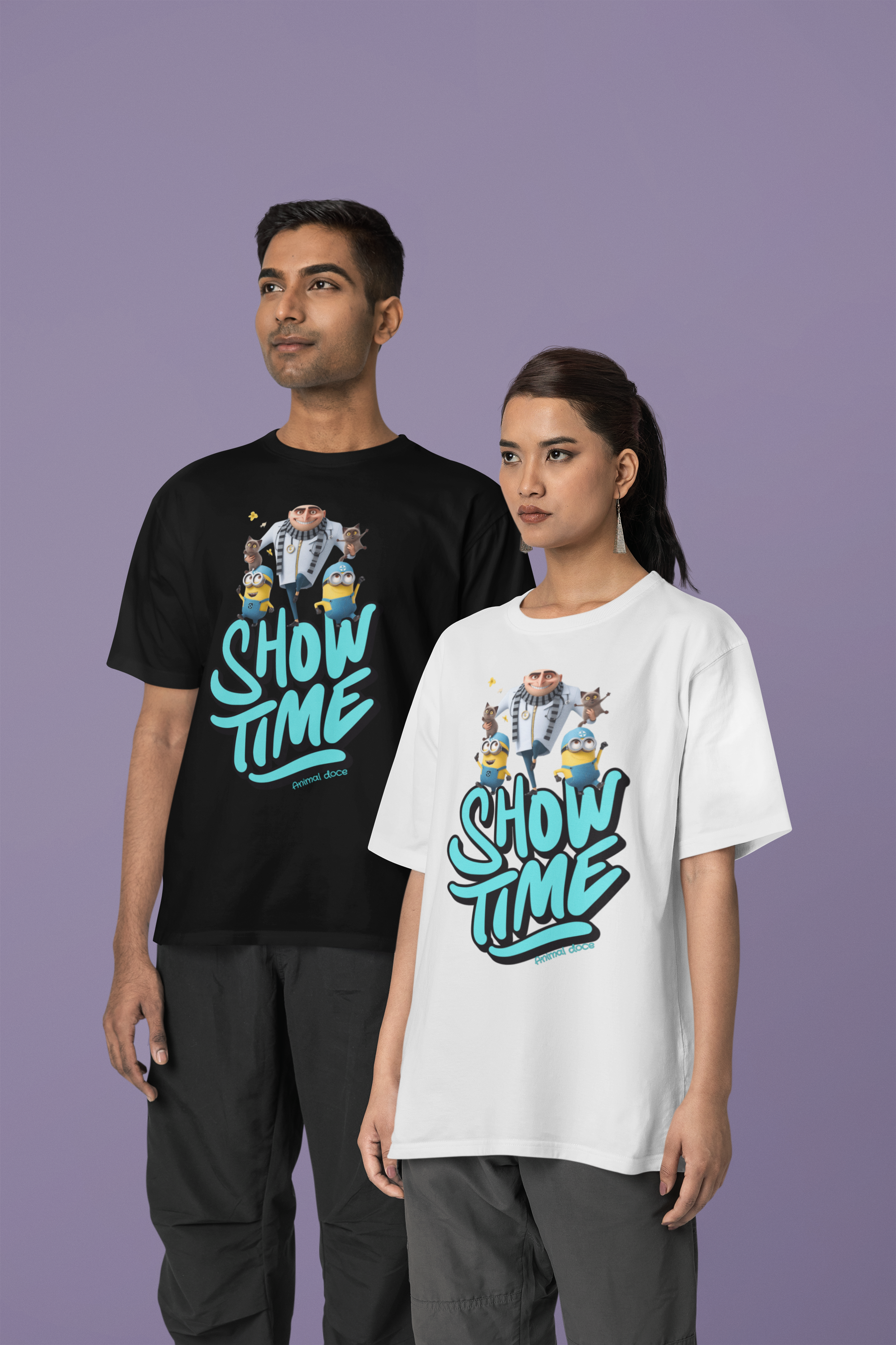 CAMISETA T-SHIRT PRIME, MEU MALVADO FAVORITO SHOW TIME