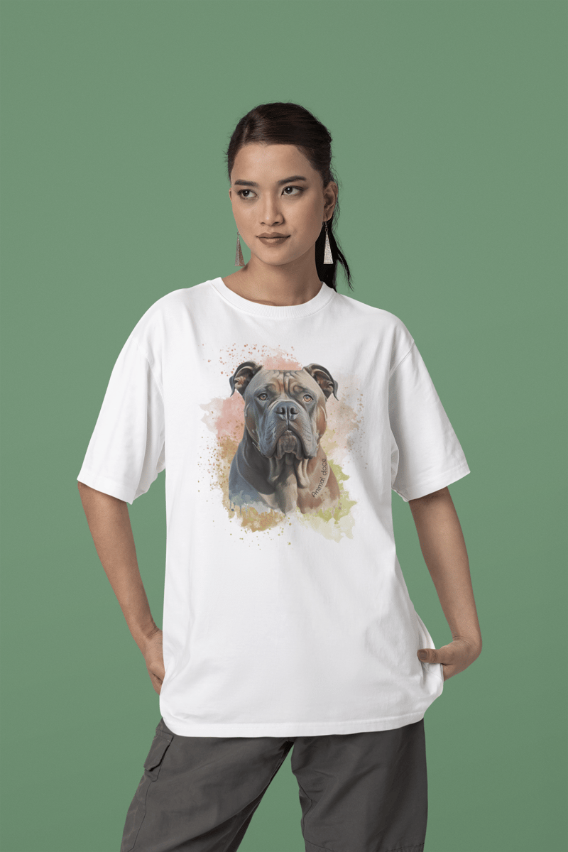 Nome do produto: CAMISETA T-SHIRT PIMA DOG, CANE CORSO