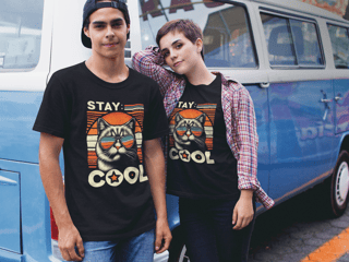 CAMISETA T-SHIRT PRIME CAT, STAY COOL