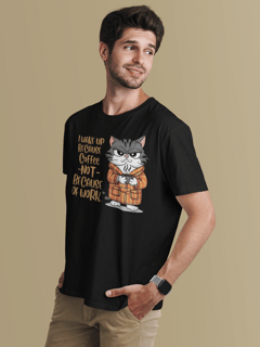 CAMISETA T-SHIRT PRIME, CAT COFFEE