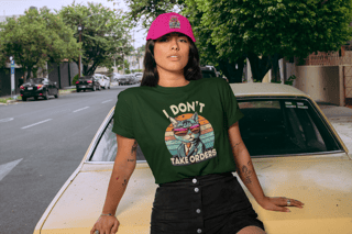 Nome do produto CAMISETA T-SHIRT PIMA, I DON´T TAKE ORDERS