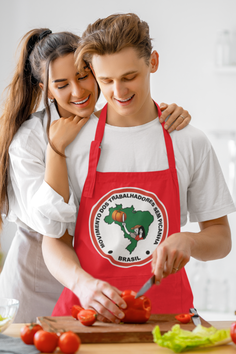 Avental Movimento Sem Picanha Mapa e Abóbora