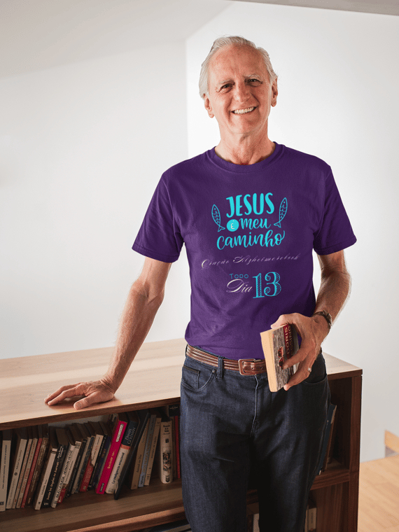 Camisa juntos em oração pelo fim do Alzheimer