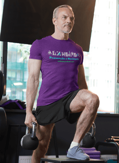 Nome do produto Camisa Fevereiro Roxo - Alzheimer: Prevenção é Movimento
