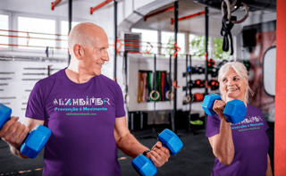 Nome do produto Camisa Fevereiro Roxo - Alzheimer: Prevenção é Movimento
