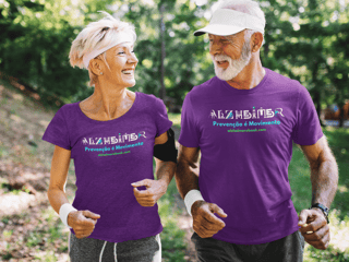 Nome do produto Camisa Fevereiro Roxo - Alzheimer: Prevenção é Movimento