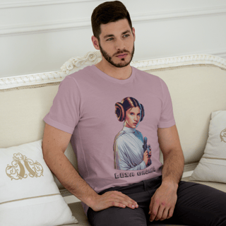 Camiseta Masculina Star Wars Leia Organa