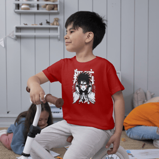 Camiseta Infantil Naruto Sasuke Sharingan