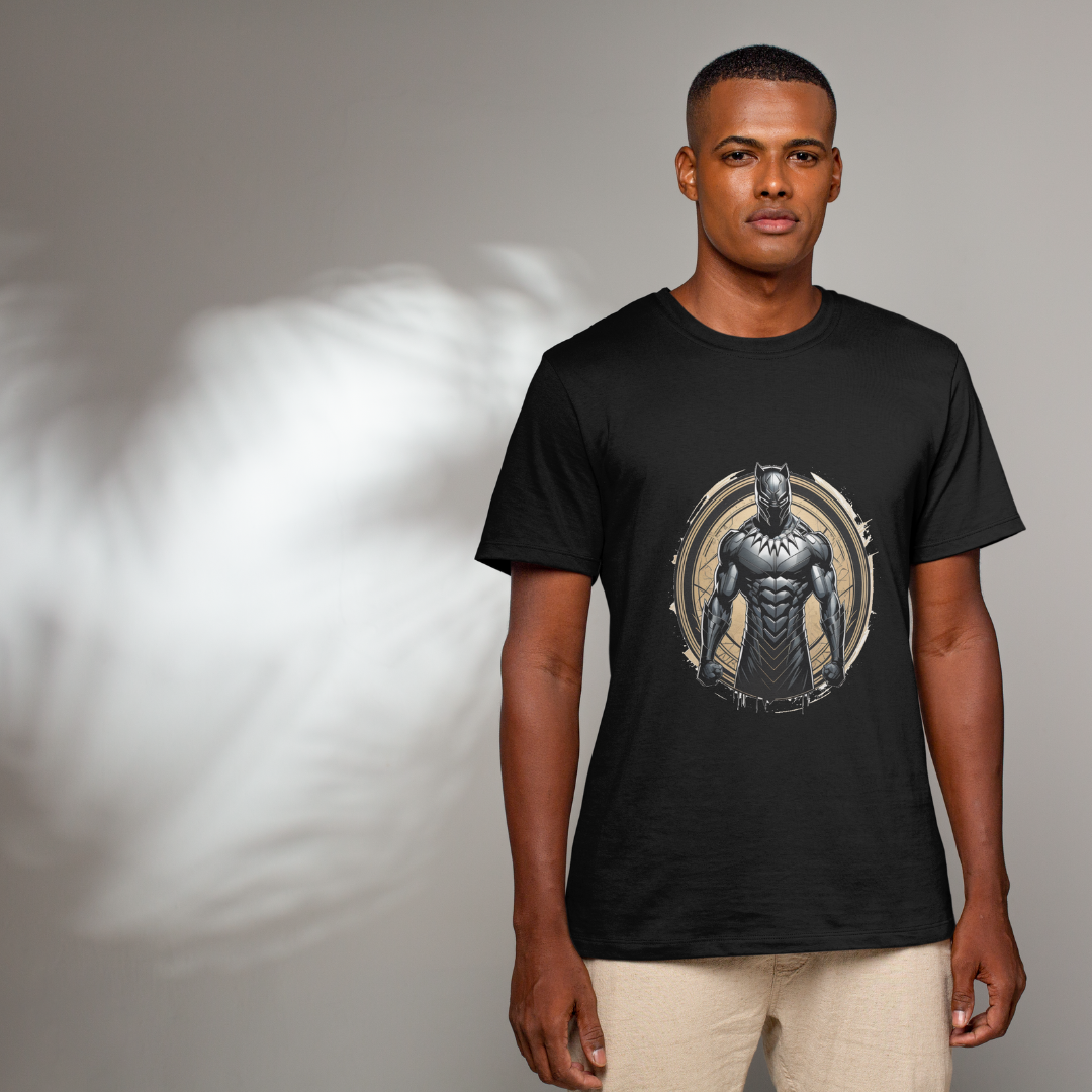 Camiseta Masculina Marvel Pantera Negra