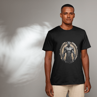 Camiseta Masculina Marvel Pantera Negra