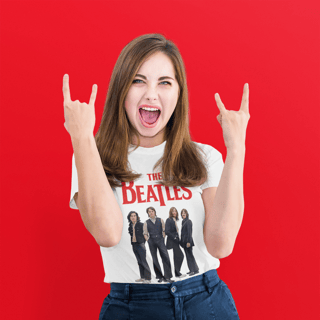 Nome do produto Camiseta Baby Long - The Beatles